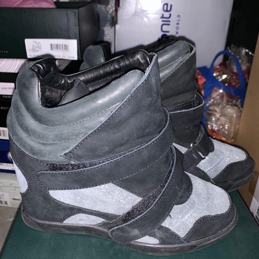 Mia Limited Edition Truffle Suede Platform Shoes